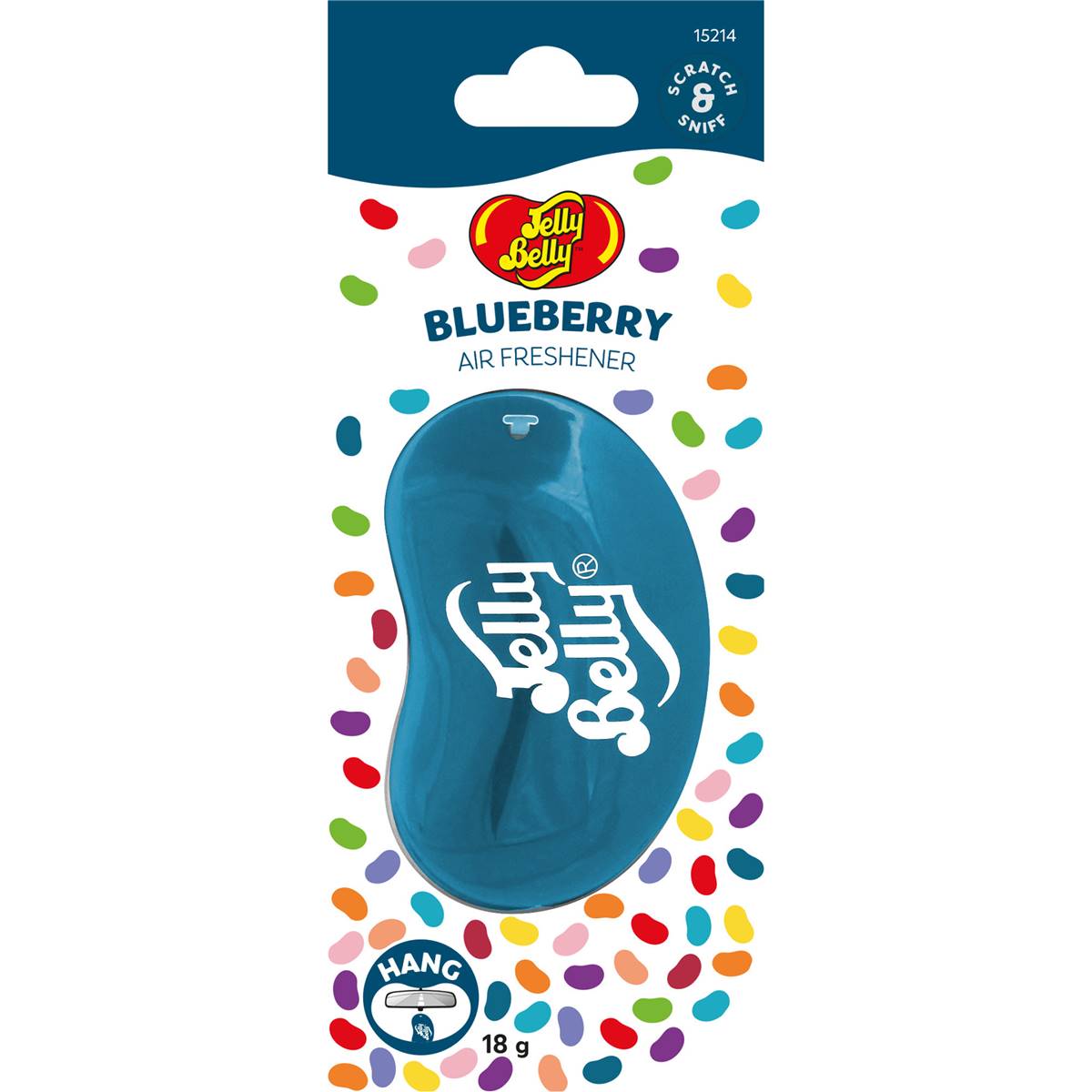 Jelly Belly Hanging Air Freshener Blueberry
