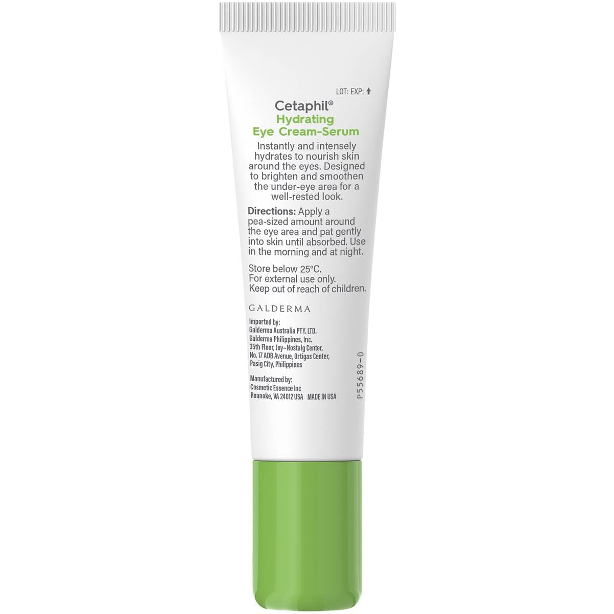 Cetaphil Hydrading Eye Cream Serum All Skin Types 14ml Woolworths