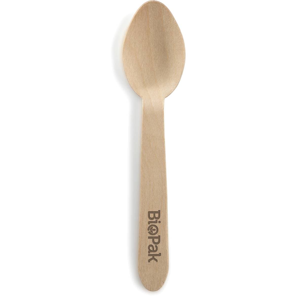 Biopak Wooden Teaspoons 20 Pack Woolworths