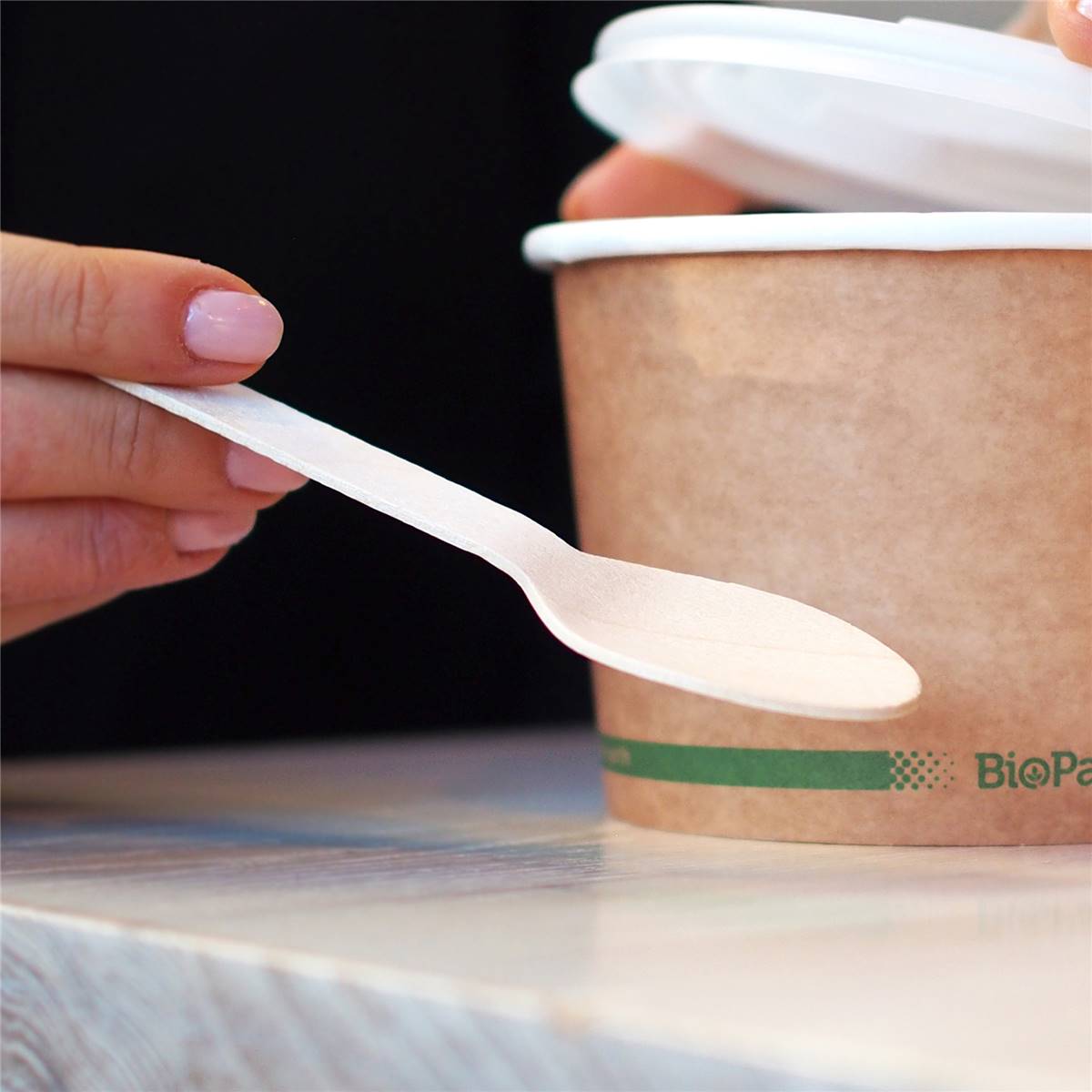 Biopak Wooden Teaspoons 20 Pack Woolworths