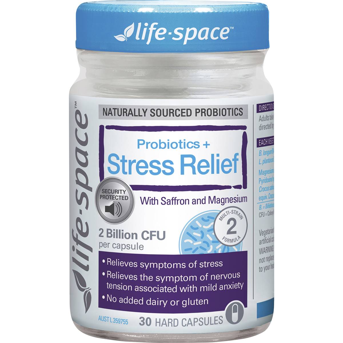 Lifespace Probiotic & Stress Relief Capsules 30 Pack Woolworths