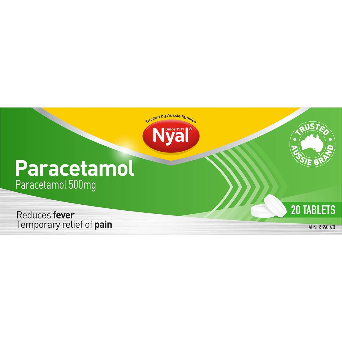 Nyal Paracetamol Tablets 20 Pack Woolworths