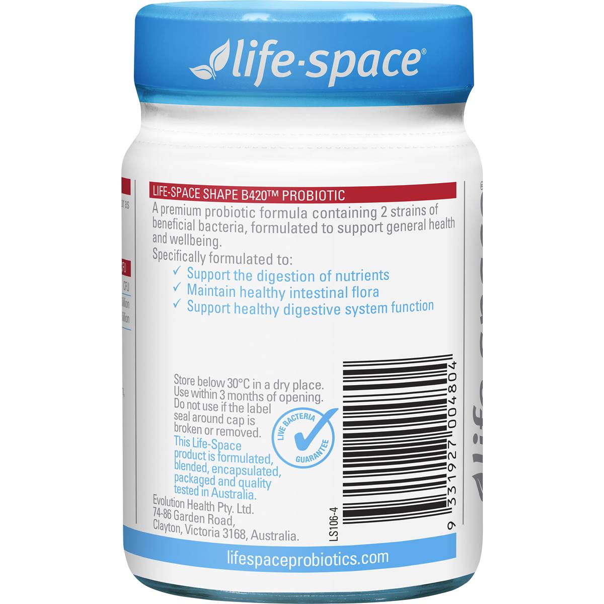 Life-space Shape B420 Probiotic Capsules 40 Pack | Woolworths