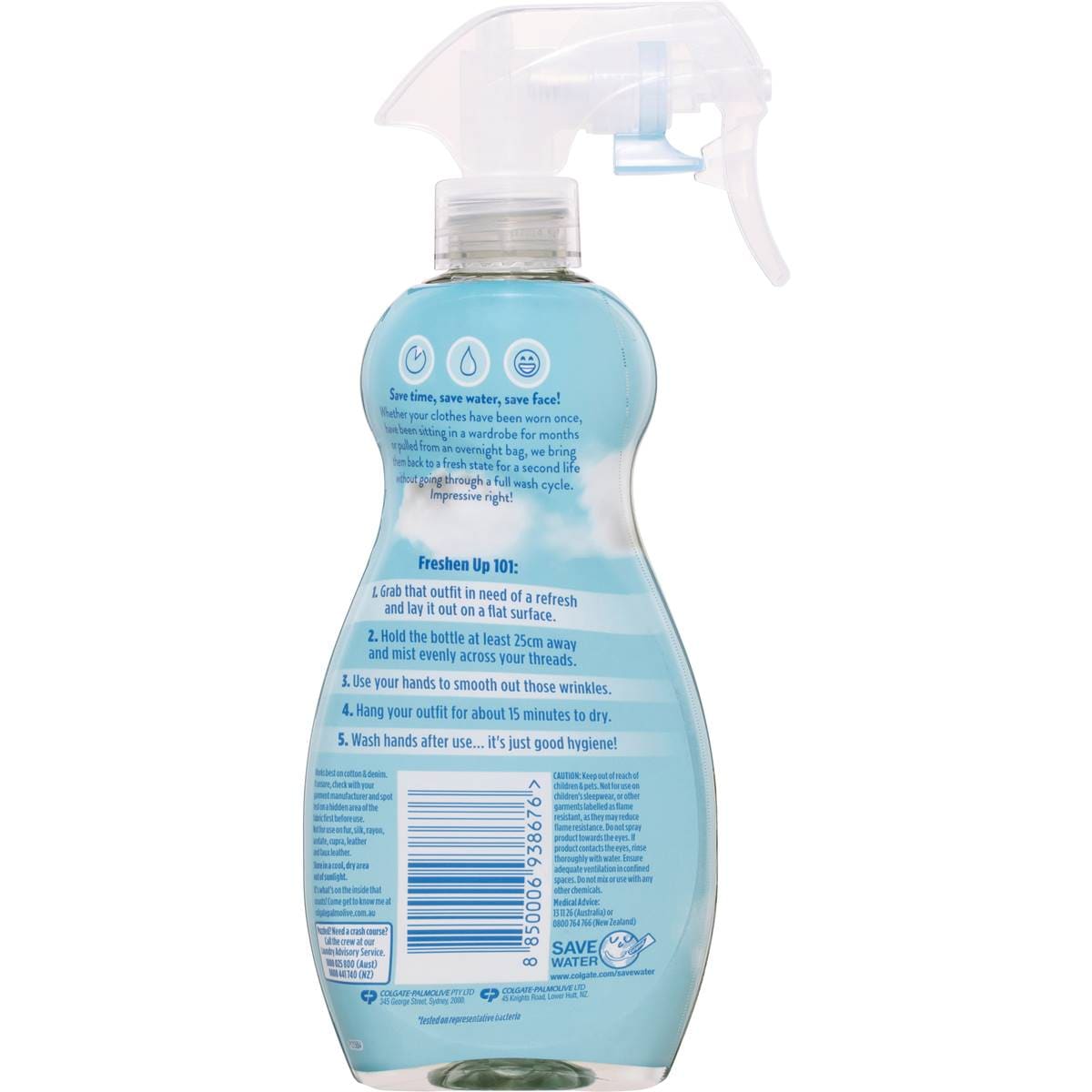 Fluffy Fabric Softener Freshen Up Spray Breeze 400ml Woolworths
