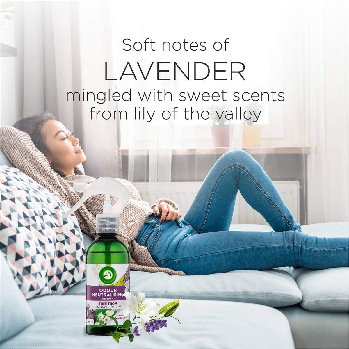 Air Wick Odour Neutralising Air Spray Lavender & Lily Of The Valley