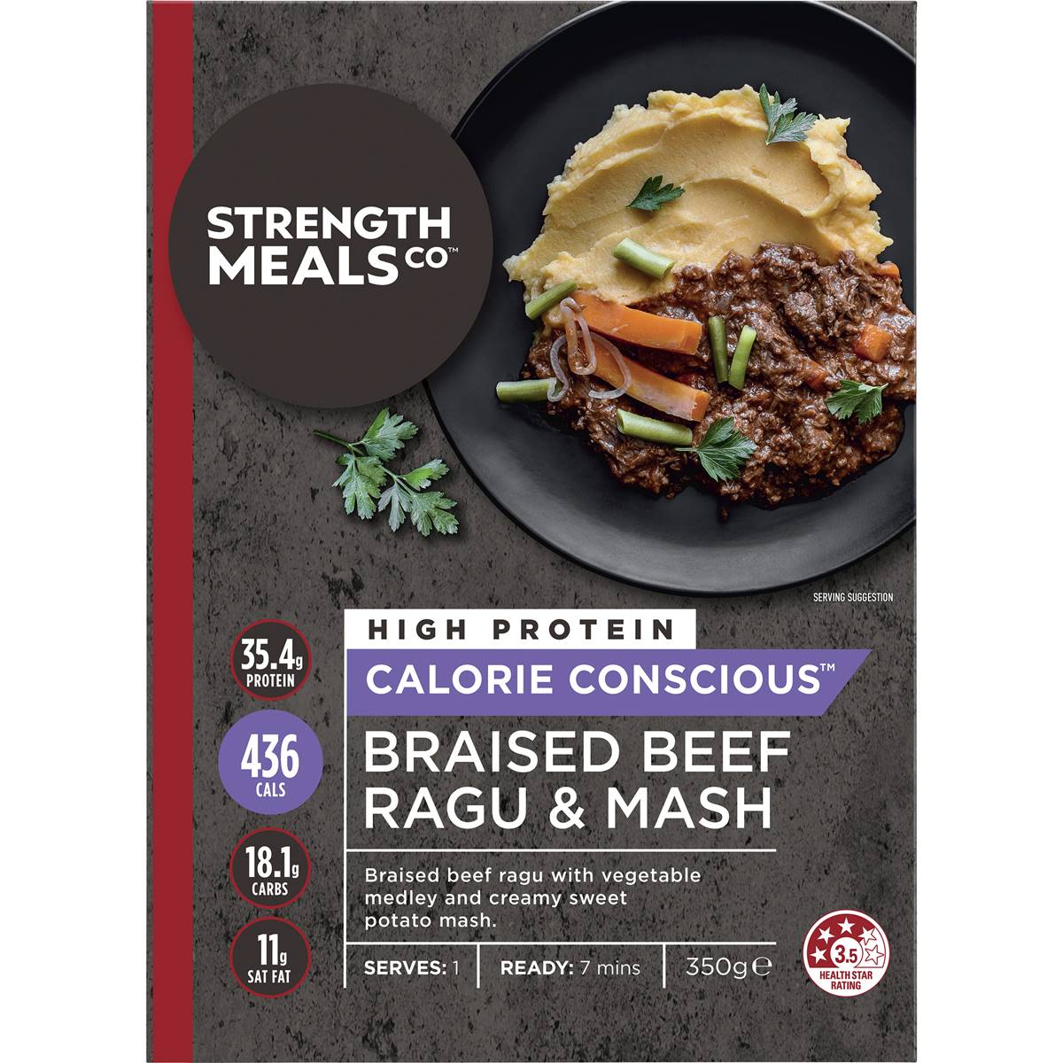 Strength Meals Co Braised Beef Ragu Null