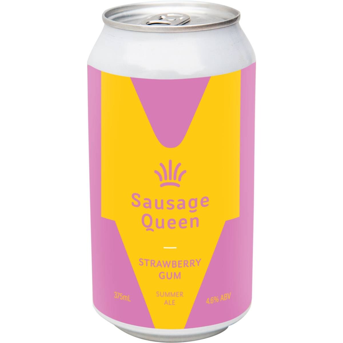 Sausage Queen Strawberry Gum Summer Ale Can 375ml Woolworths