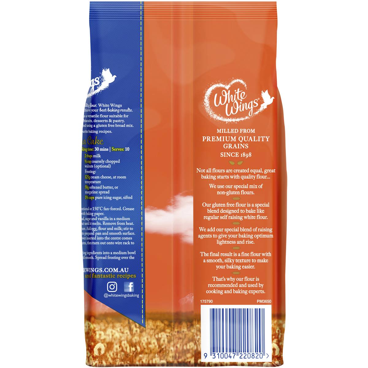 White Wings Gluten Free Self Raising Flour 500g Woolworths