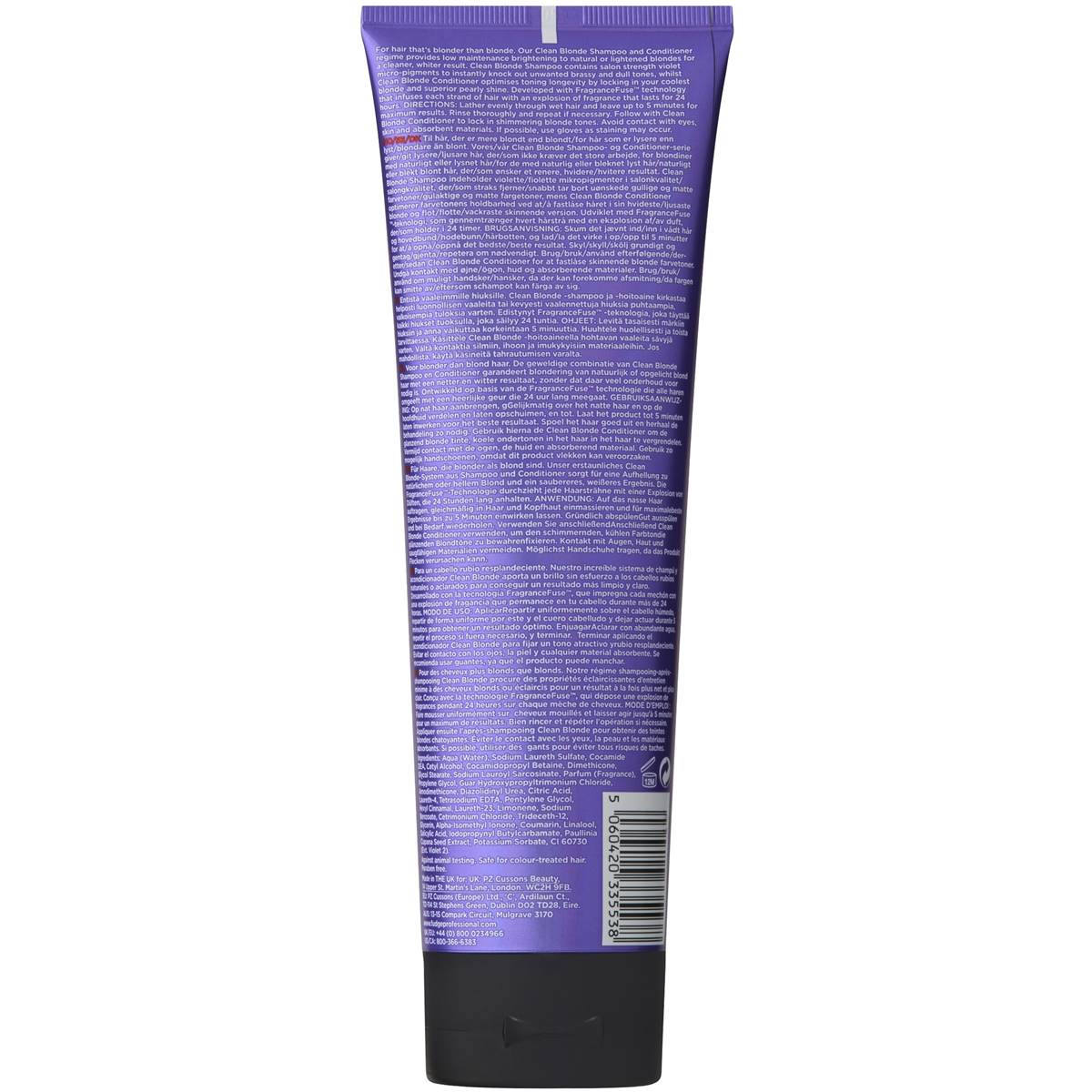 Fudge Professional Clean Blonde Toning Purple Shampoo 250ml | Woolworths