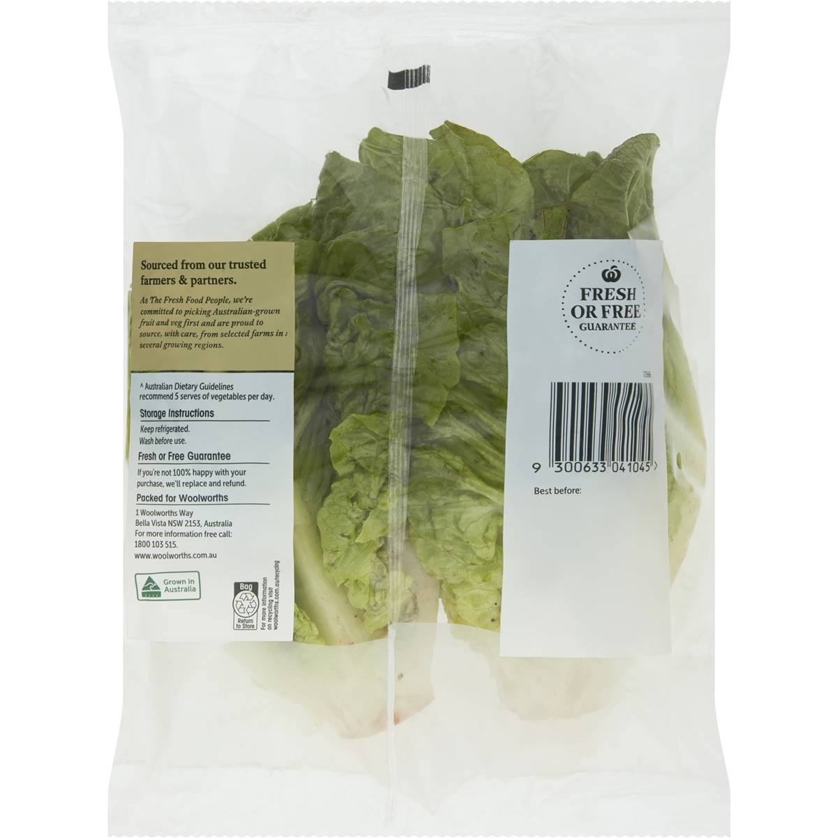 Woolworths Cos Hearts Lettuce 2 Pack | Woolworths