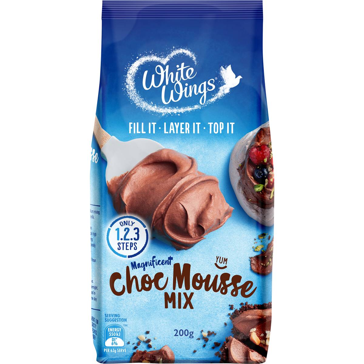 White Wings Chocolate Mousse Mix 200g | Woolworths