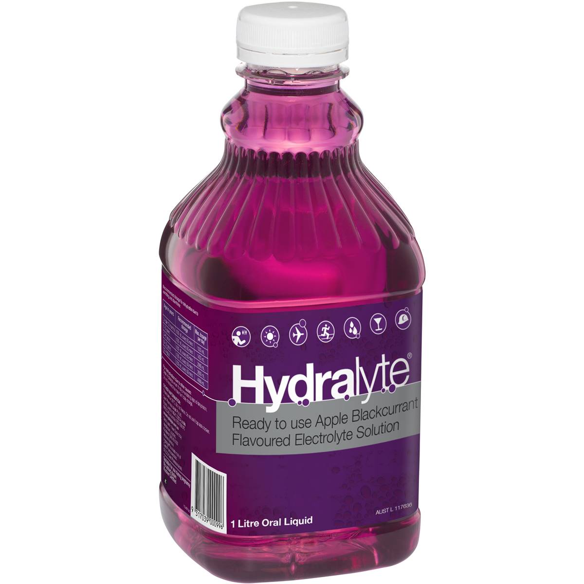 Hydralyte Ready To Drink Electrolyte Solution Apple Blackcurrant 1l ...