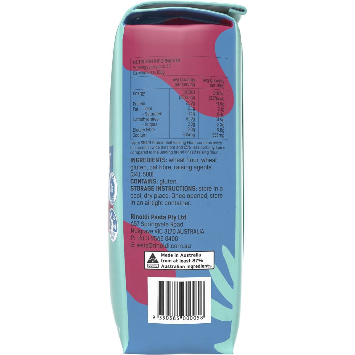 Vetta Smart Protein Self Raising Flour 1kg Woolworths