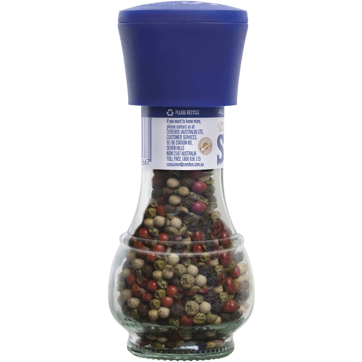 Saxa Four Seasons Pepper Grinder 35g Woolworths