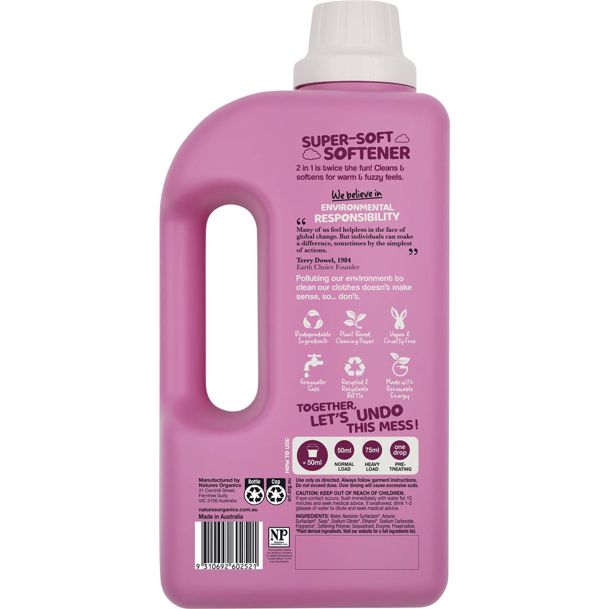 Undo This Mess Super Softener Laundry Liquid 2l Woolworths