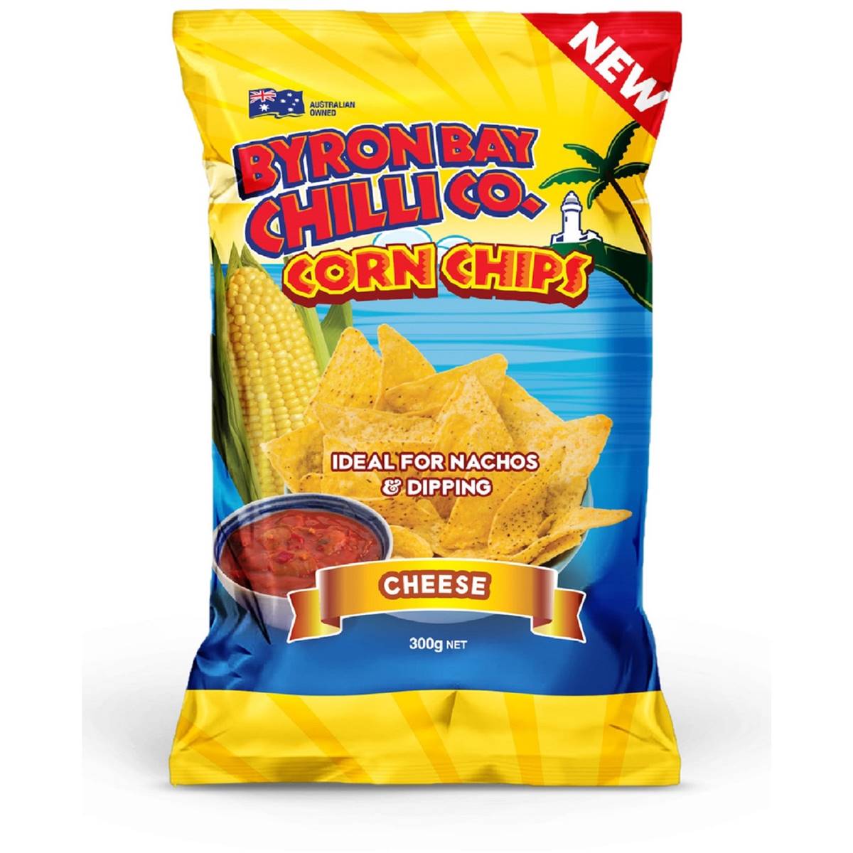 Byron Bay Chilli Co Cheese Corn Chips 300g Woolworths