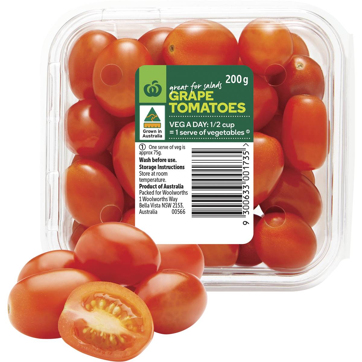 Woolworths Tomato Grape 200g Punnet | Woolworths