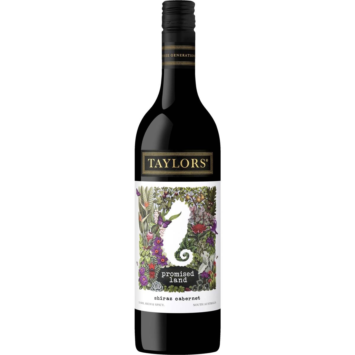 Taylors Shiraz Cabernet Promised Land Shiraz Cabernet 750ml | Woolworths