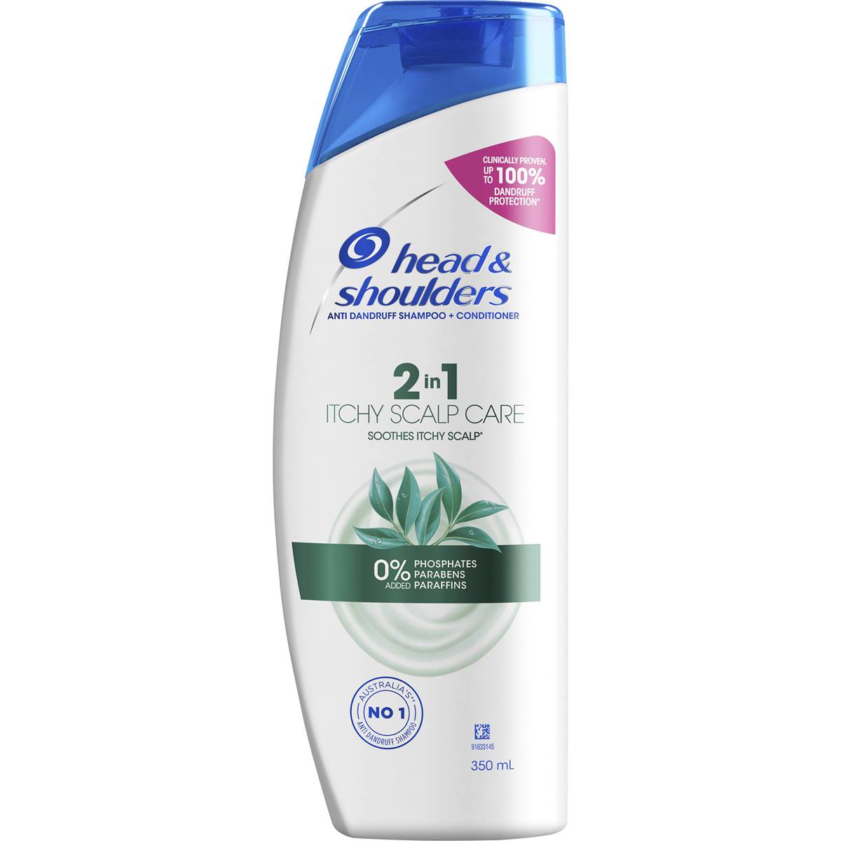 Head & Shoulders Itchy Scalp 2 In 1 Anti Dandruff Shampoo & Conditioner ...