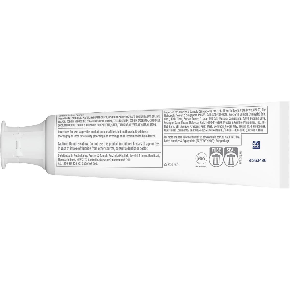 Oral-b 3d White Brilliance Fresh Lotus Toothpaste 120g | Woolworths