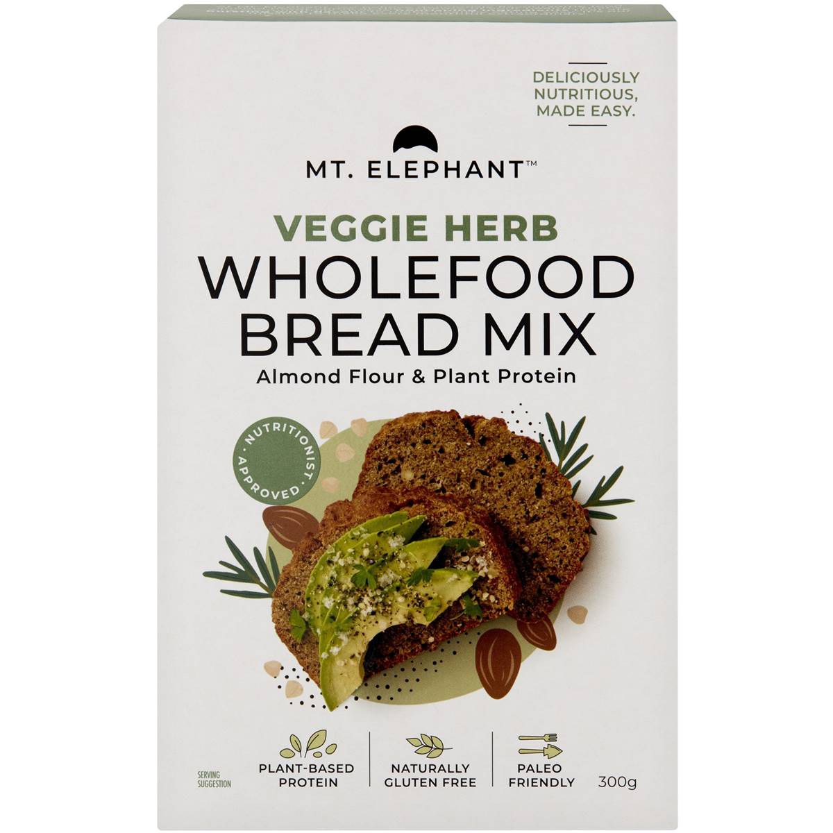 Mt Elephant Protein Bread Savoury 300g Woolworths