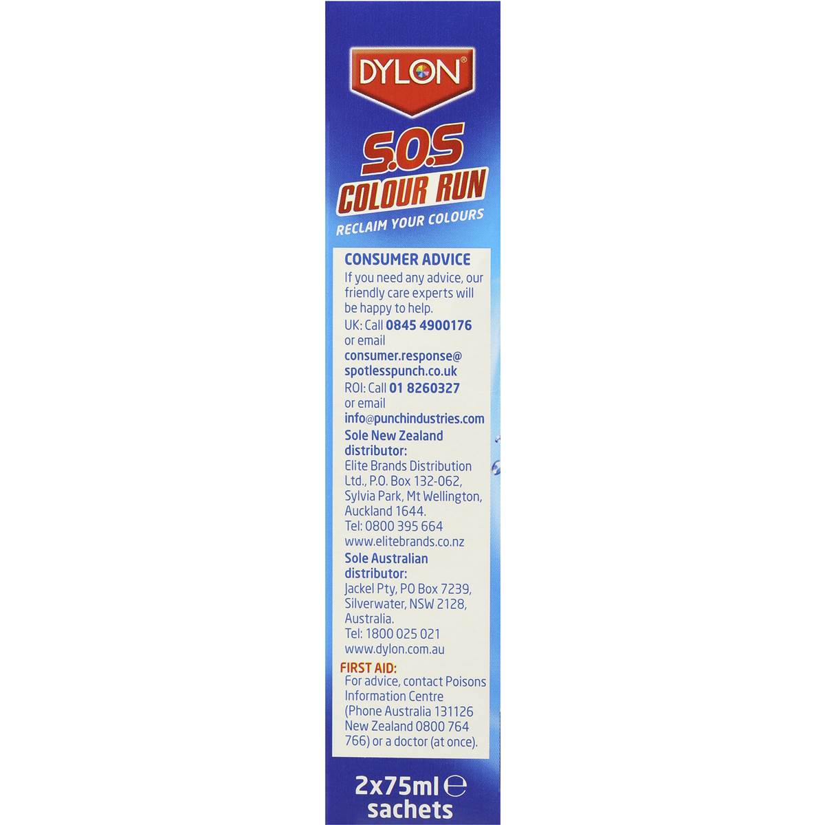 Dylon Fabric Care Stain Remover Colour Safe Runaway Liquid 150ml