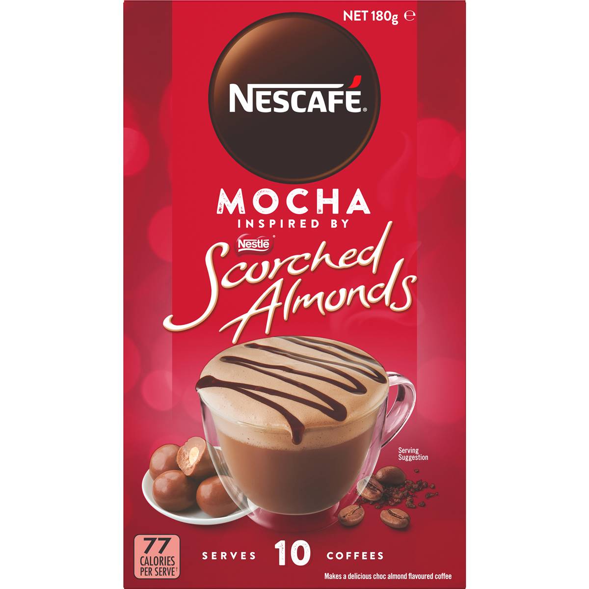 Nescafe Scorched Almond Mocha Coffee Sachets 10 Pack Woolworths