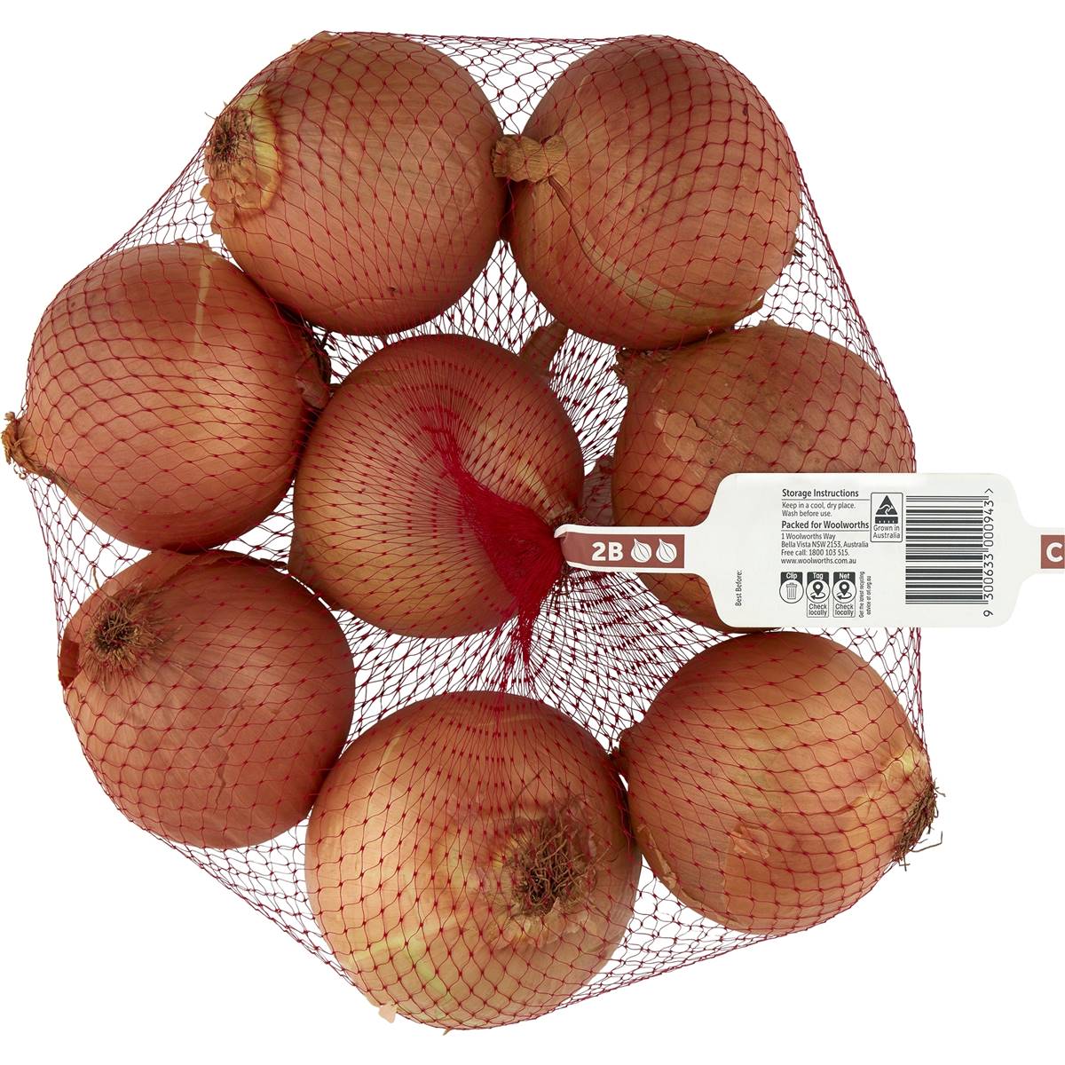 Woolworths Brown Onions Bag 2kg Woolworths