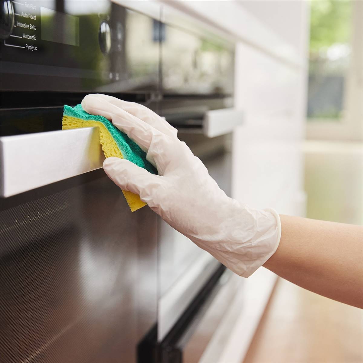 Vileda Ansell Handy Clean Latex Multipurpose Gloves M/l 100 Pack