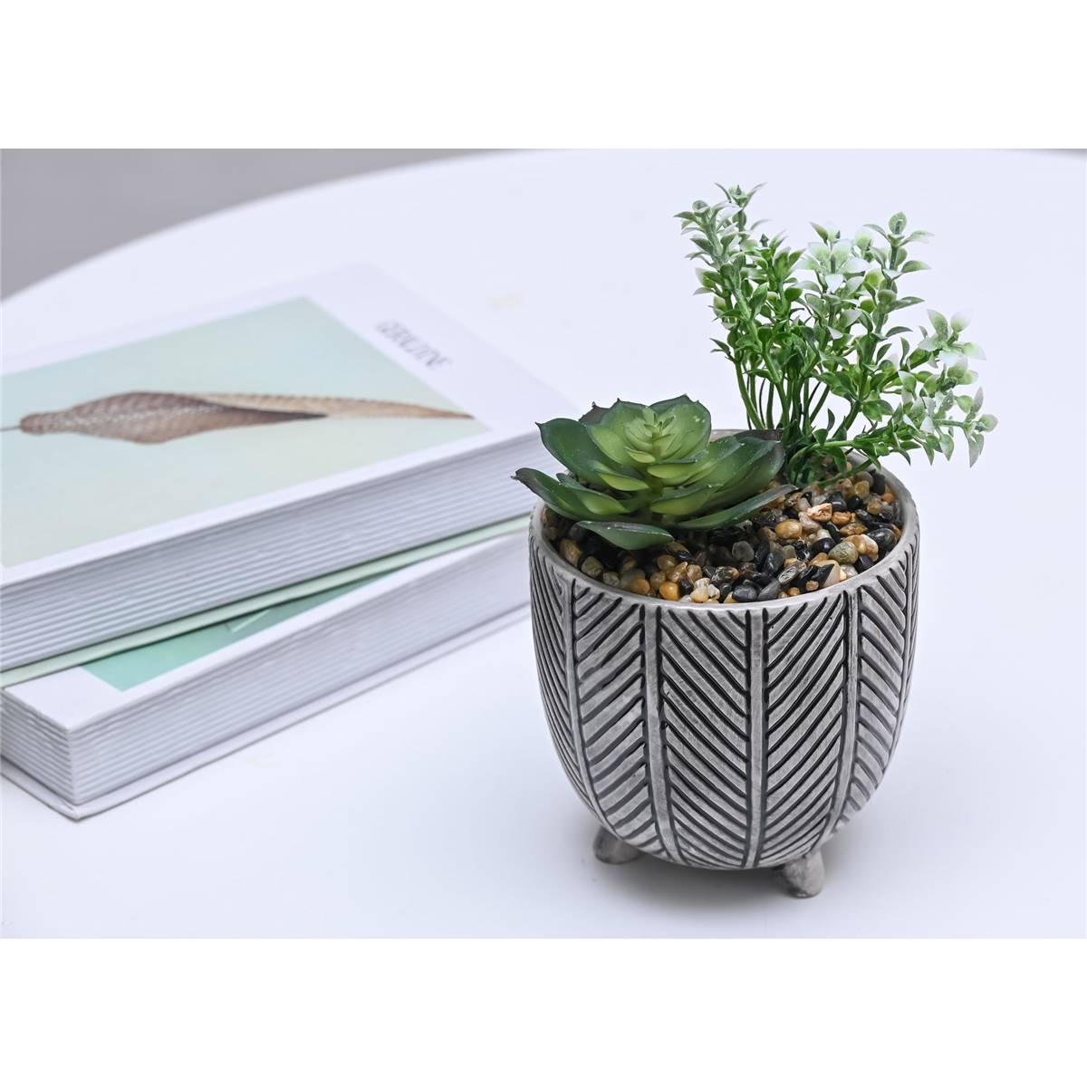 Inspire Artificial Plant With Stand Each Woolworths