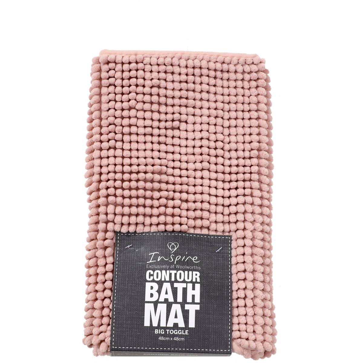 Inspire Big Toggle Bath Mat Contour 