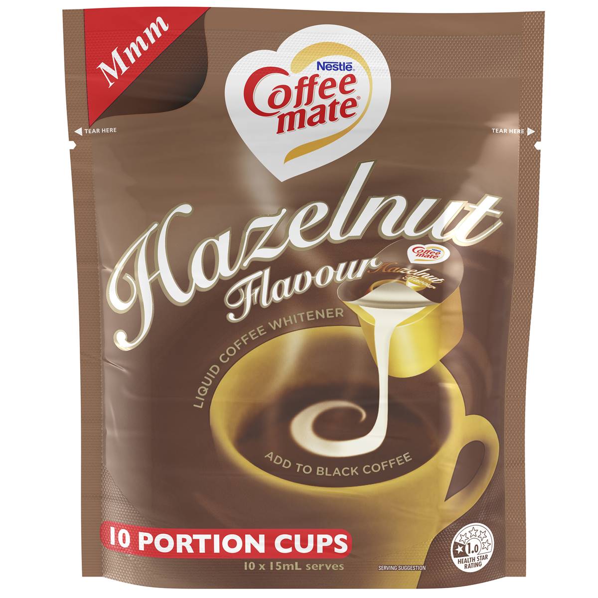 Nestle Coffee Mate Coffee Flavouring Hazelnut 10 Pack Woolworths