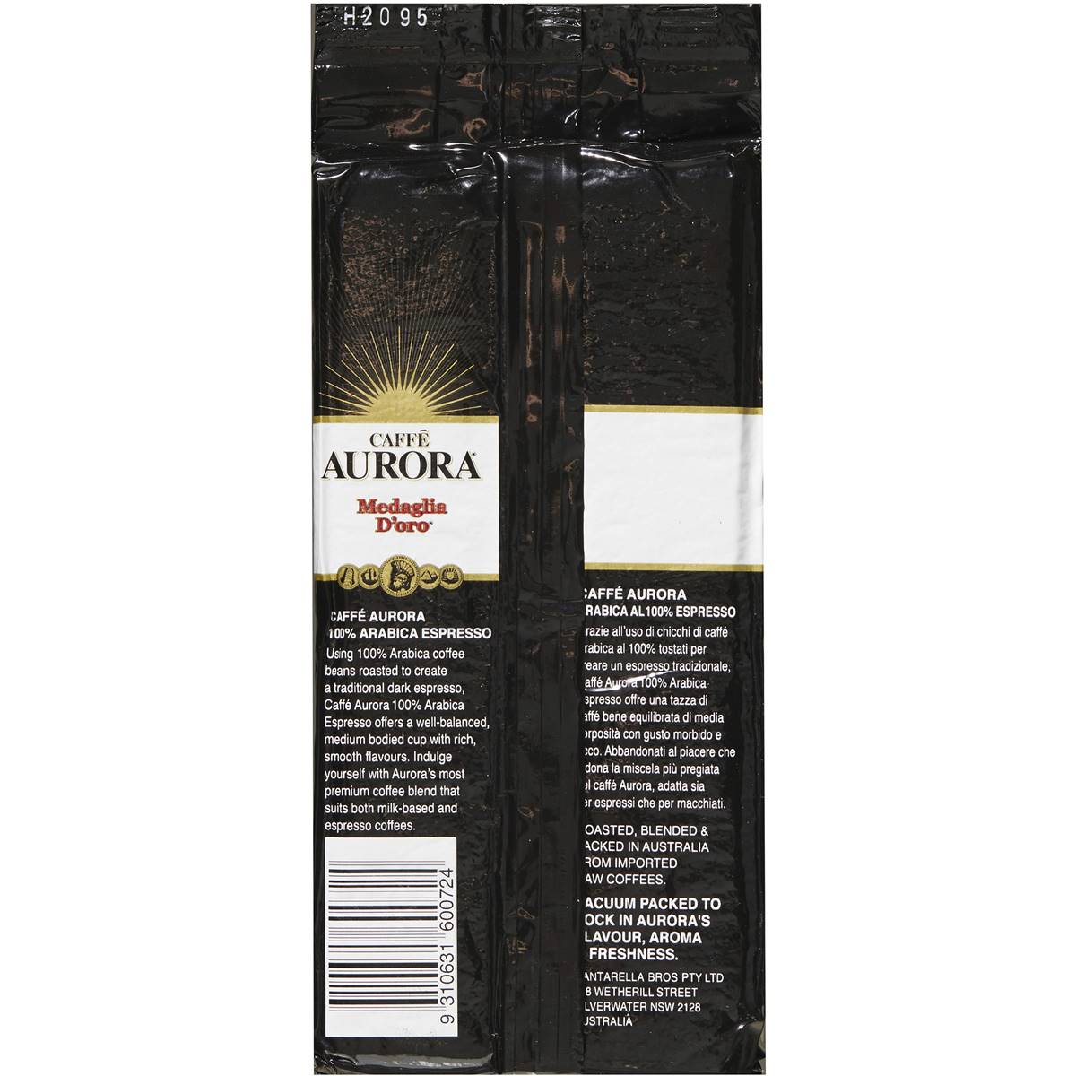 Caffe Aurora Ground Coffee Espresso 250g Woolworths