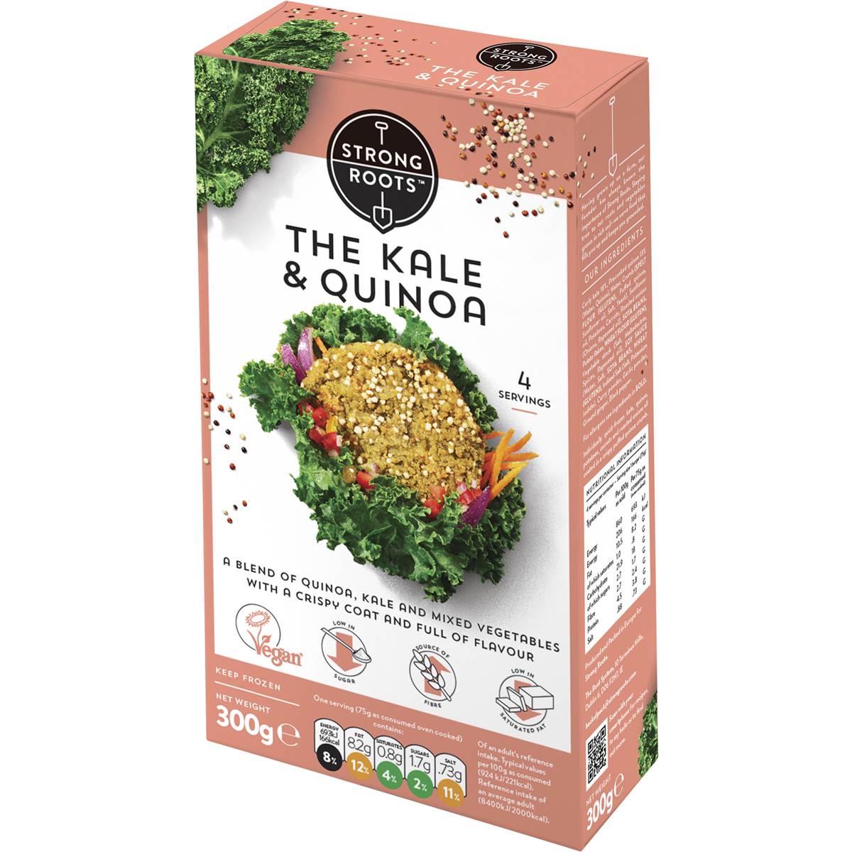 Strong Roots The Kale & Quinoa Burger 300g Woolworths