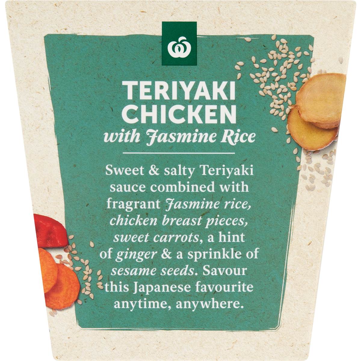 Woolworths Teriyaki Chicken With Rice Chicken With Rice 350g Woolworths