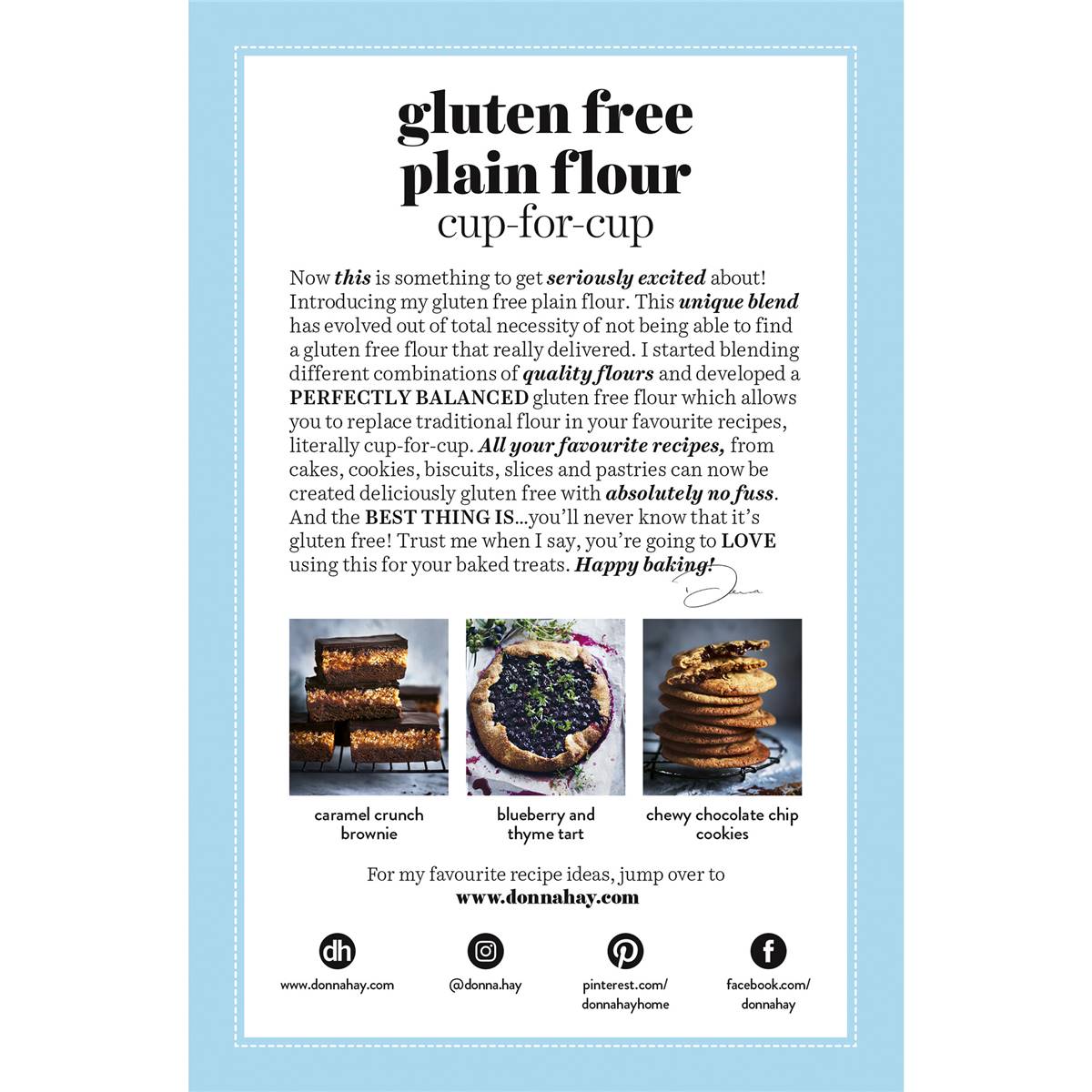 Donna Hay Gluten Free Plain Flour 500g Woolworths