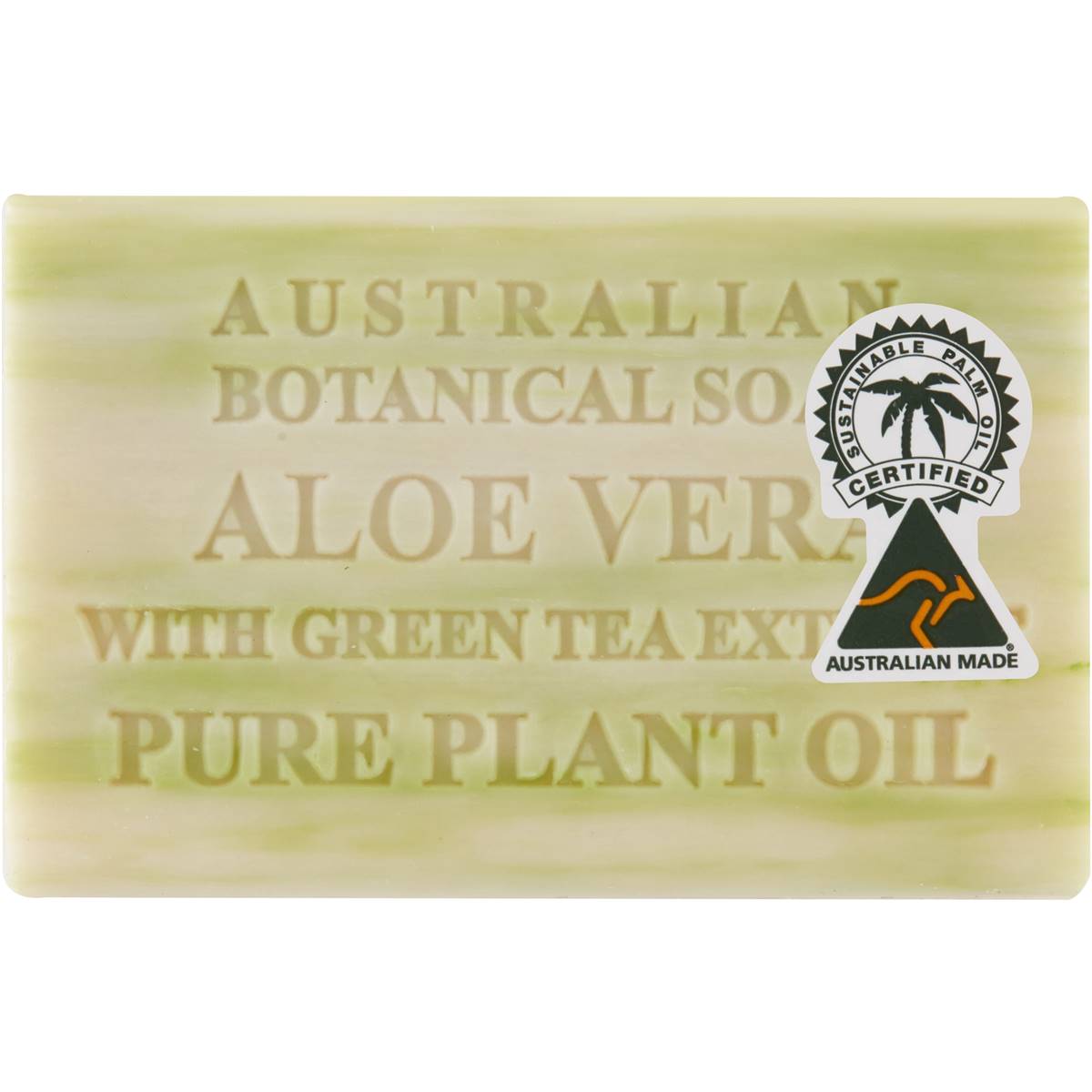 Australian Botanical Soap Aloe Vera With Green Tea Extract Each