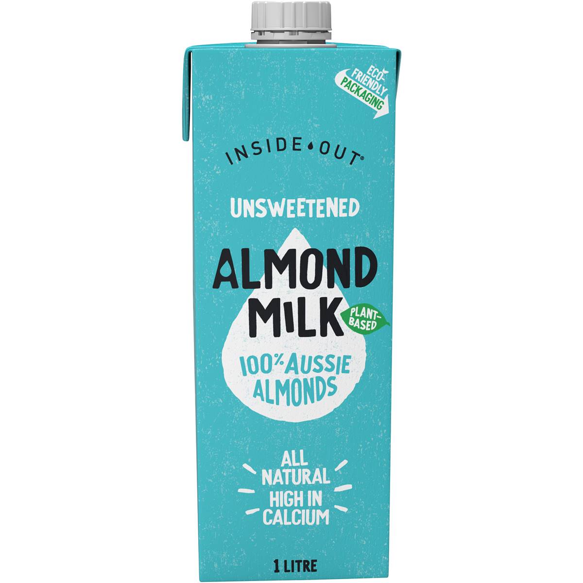 Inside Out Almond Unsweetened Uht Milk 1l Woolworths