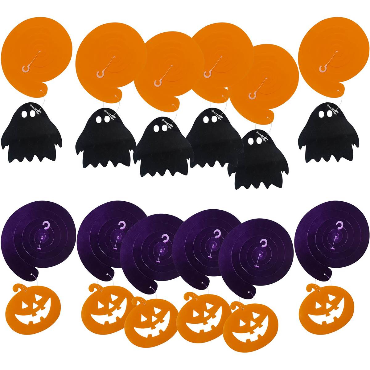 Halloween Swirl Decorations 12 Pack | Woolworths