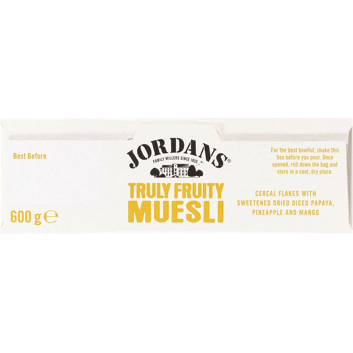 Jordans Truly Fruit Muesli 600g Woolworths