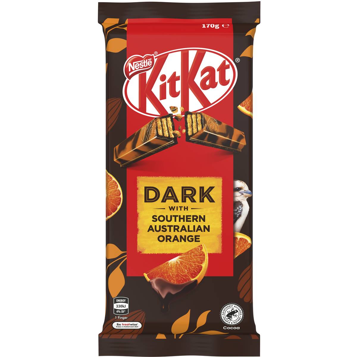 Kitkat Dark With Southern Australian Orange Block 170g Woolworths
