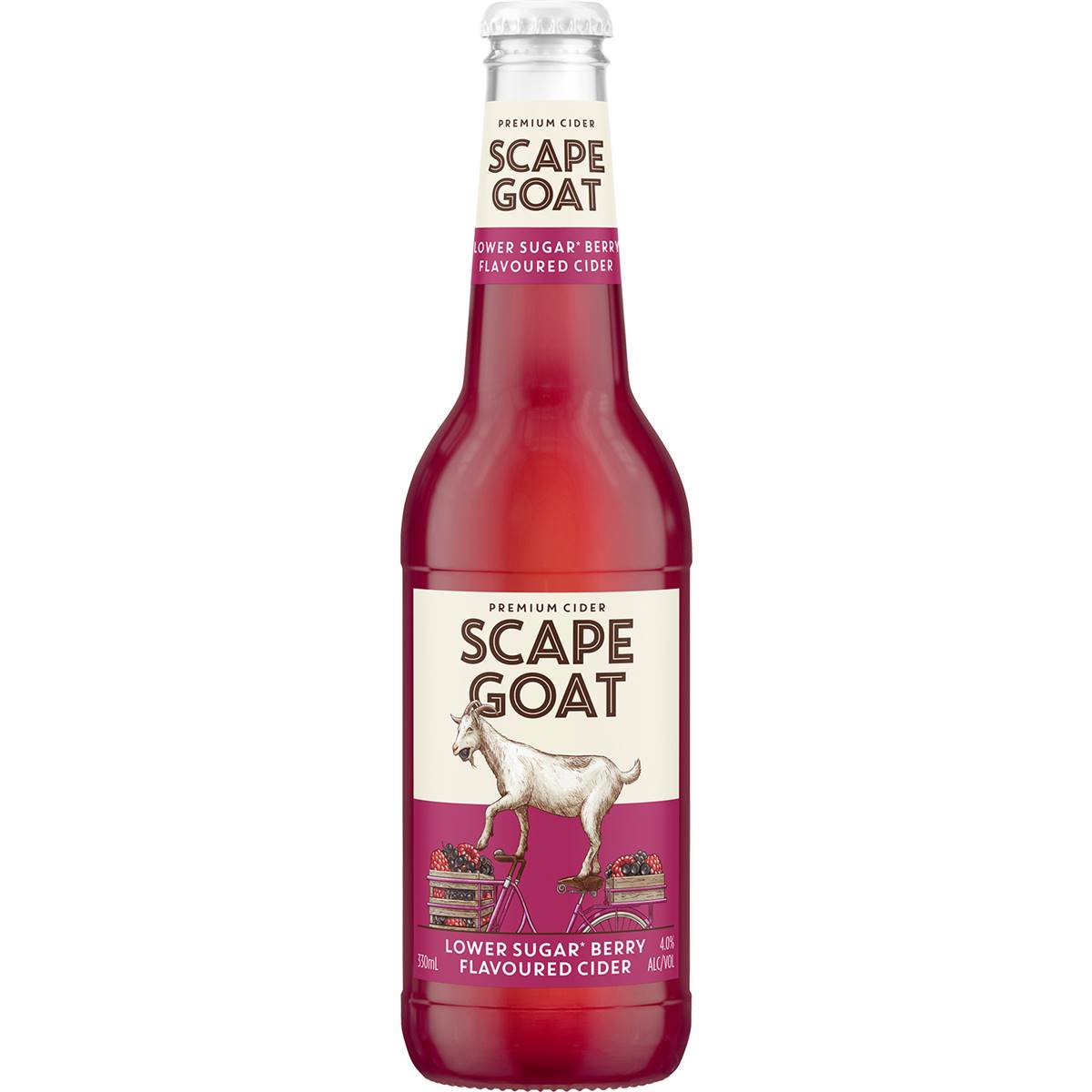 Scape Goat Low Sugar Berry Flavoured Cider Bottle