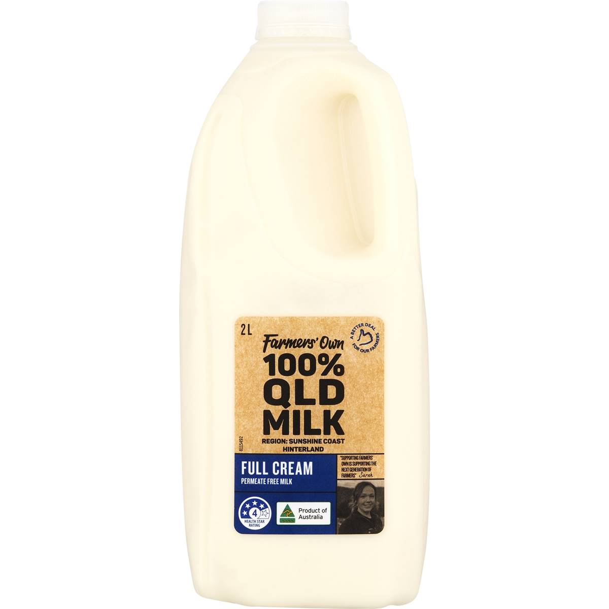 Farmers Own Full Cream Milk 2l | Woolworths