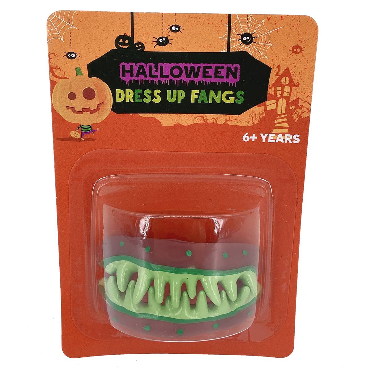 Halloween Dress Up Fangs Green Each Woolworths
