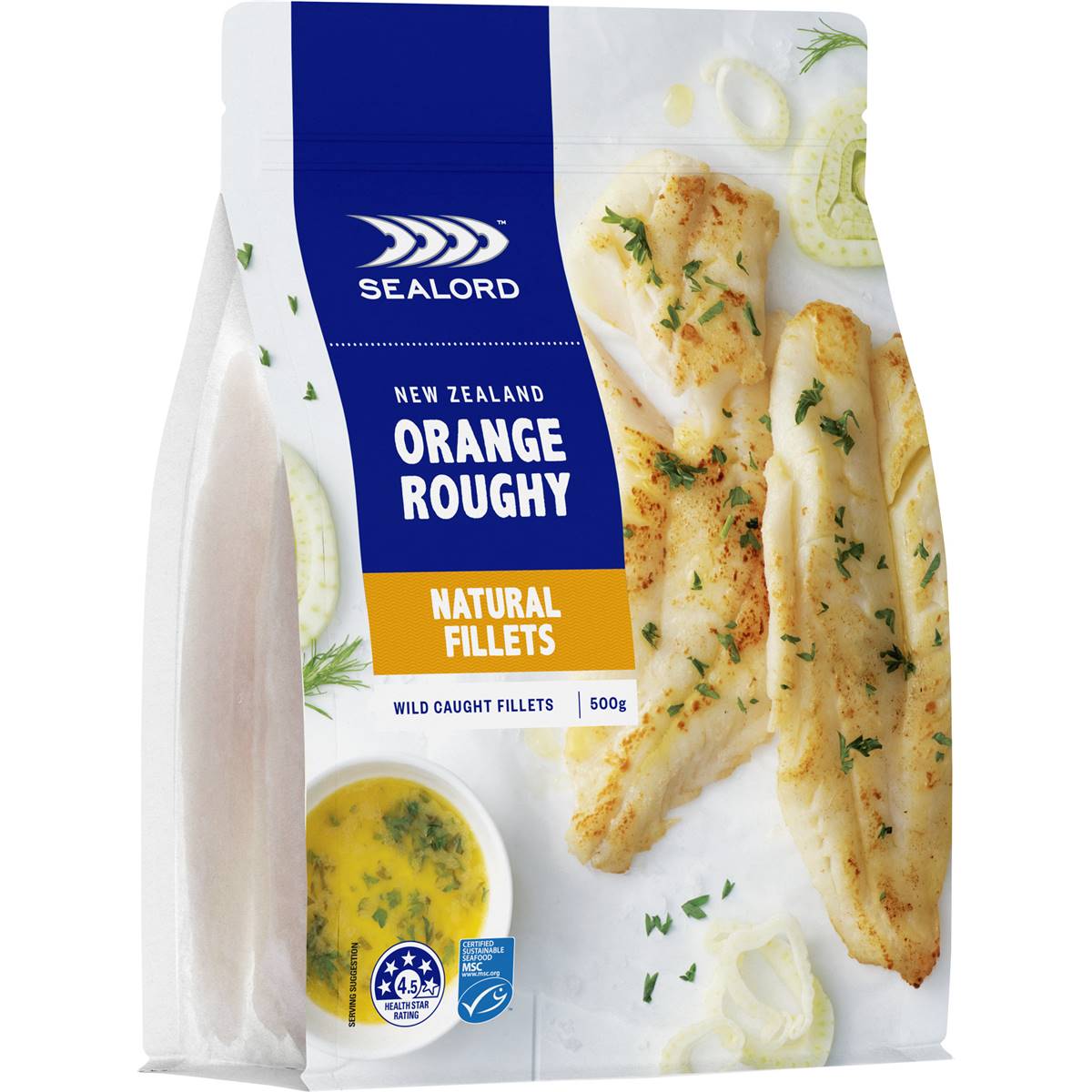 Sealord New Zealand Orange Roughy Natural Fillets 500g Woolworths