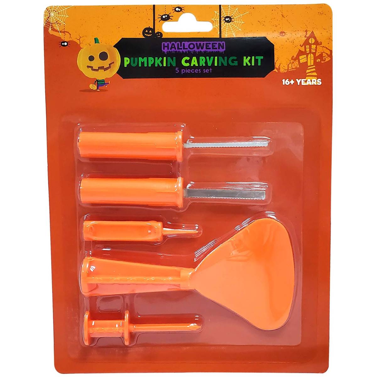 Halloween Pumpkin Carving Kit 5 Pack Woolworths