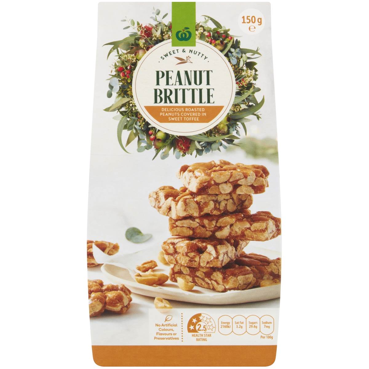 Woolworths Peanut Brittle 150g Woolworths