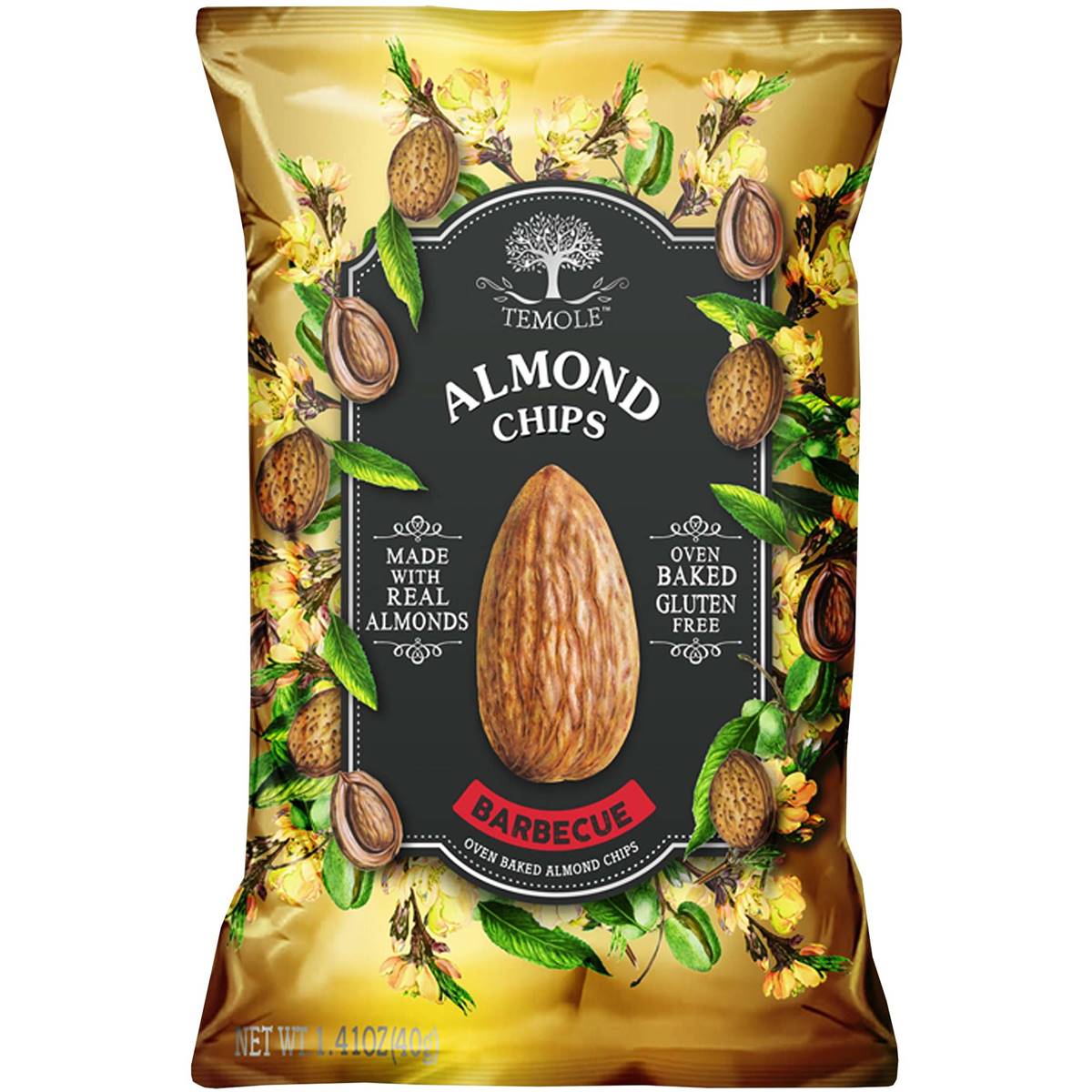 Temole Almond Chips Bbq 40g Woolworths