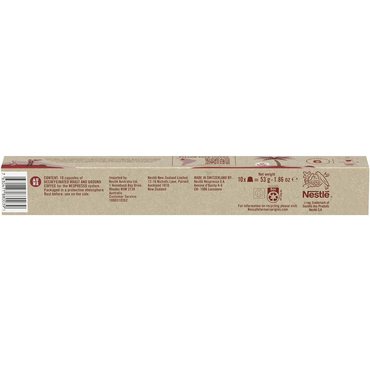 Nescafe Colombia Decaf Farmers Origins Nespresso Approved Coffee Pods