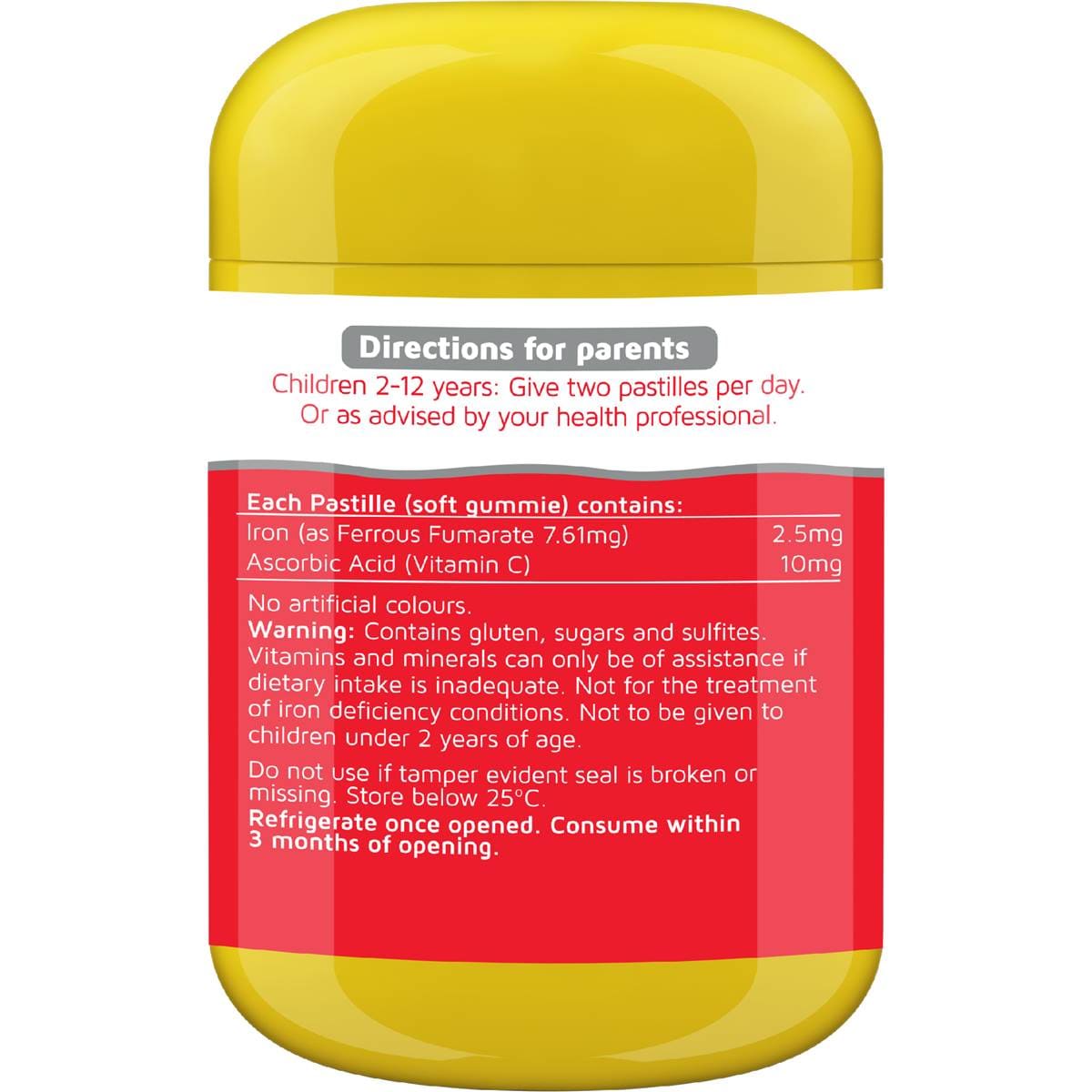 Nature's Way Kids Smart Vita Gummies Iron + Vitamin C 60 Pack Woolworths